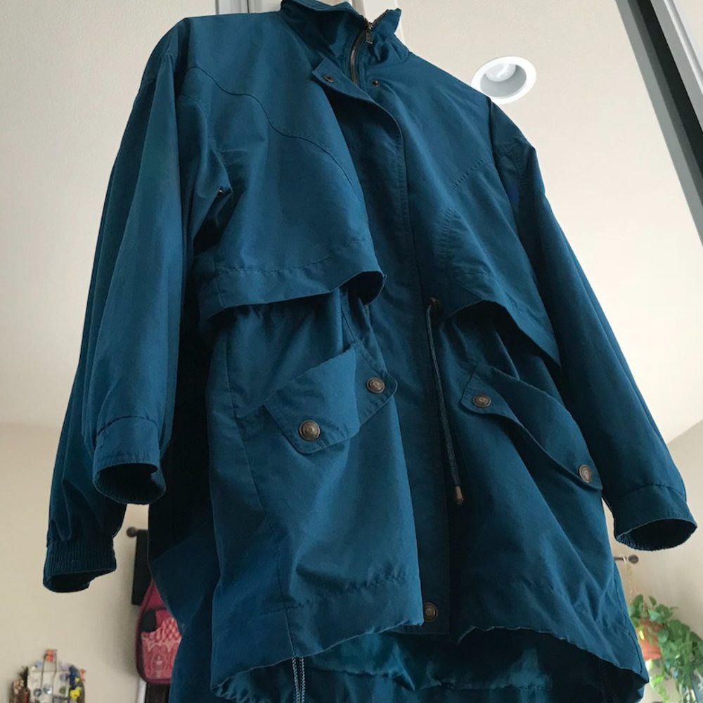 Teal 90's Aeros Anorak Jacket